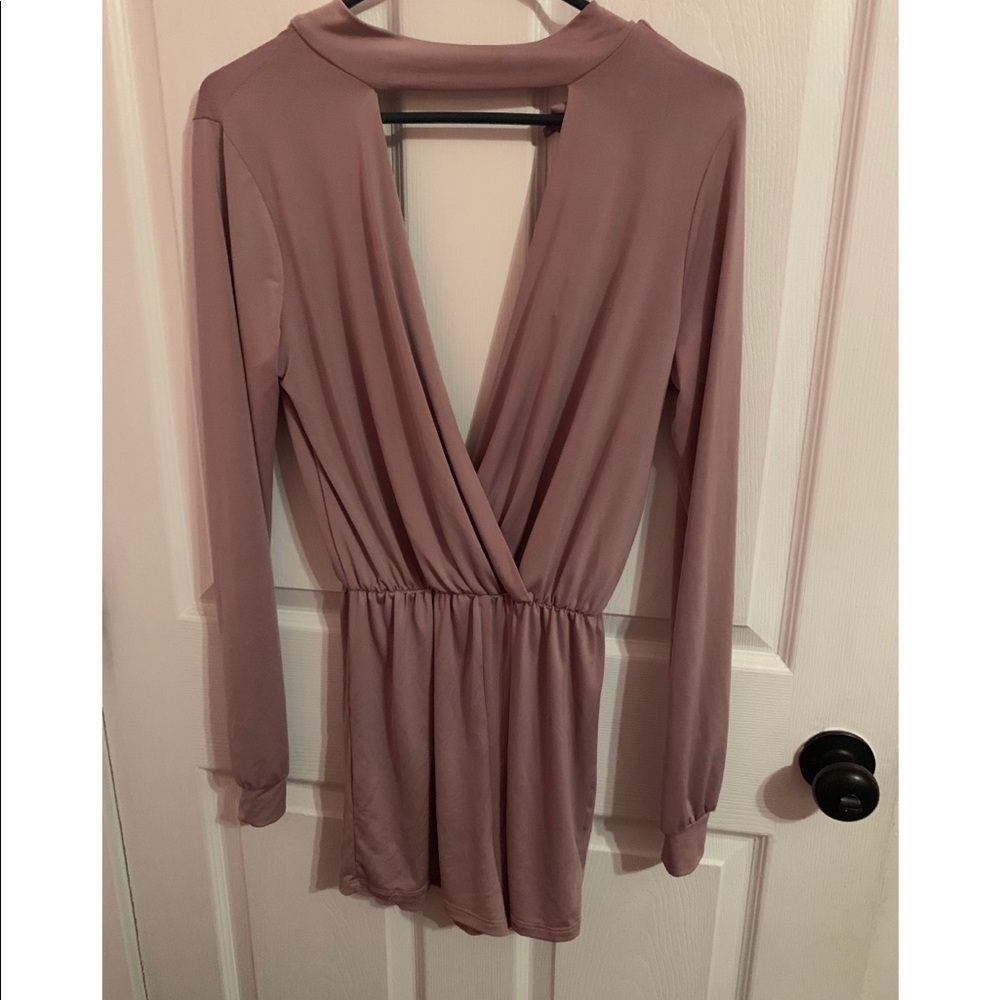 Silk romper